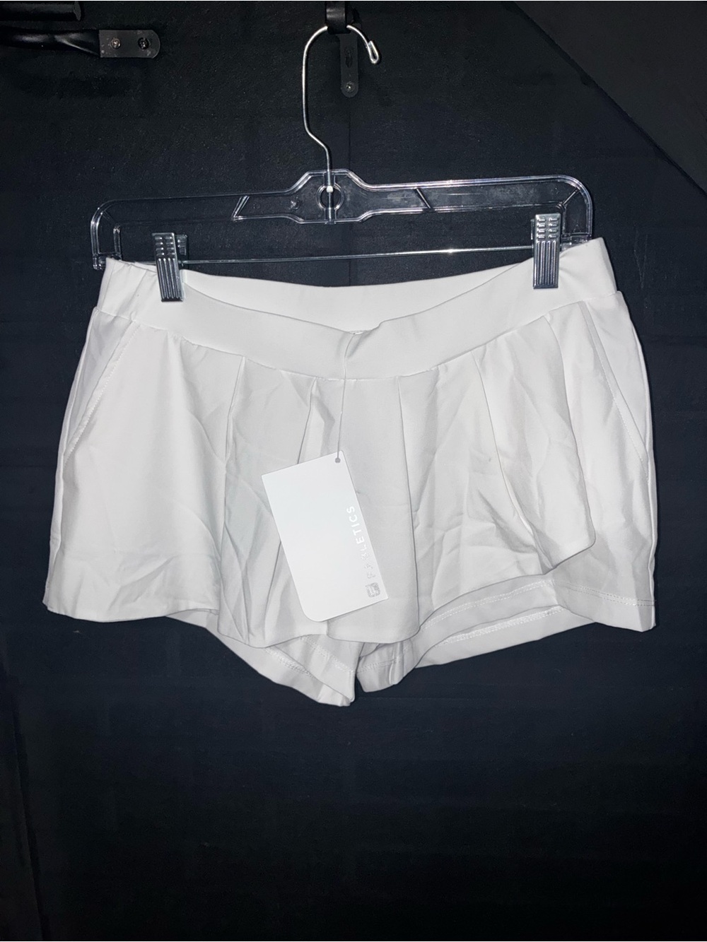 Fabletics White Pleated Athletic Skort
